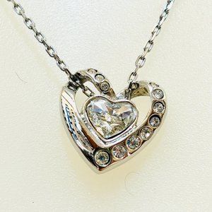 Swarovski pendant heart necklace